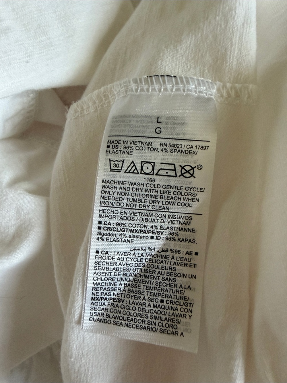 โจNWT Old Navy spaghetti strap tiered midi dress in white - Picture 8 of 8